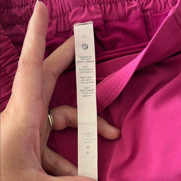 Lululemon Athletica Pink Hottie Hot Shorts - 4” inseam - Picture 2 of 3